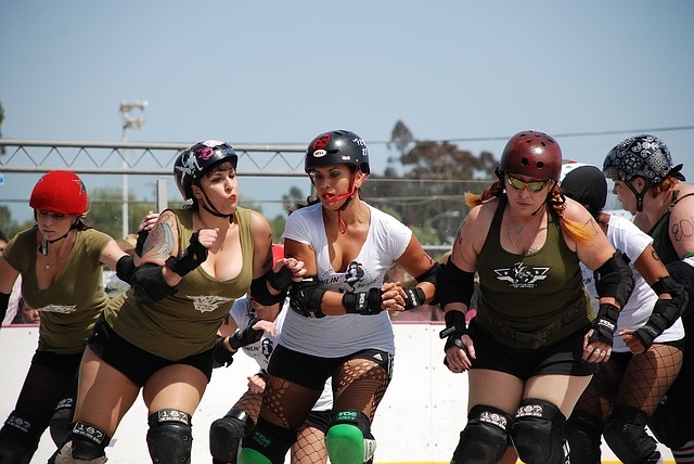 le club de roller féminin BMO Roller Derby